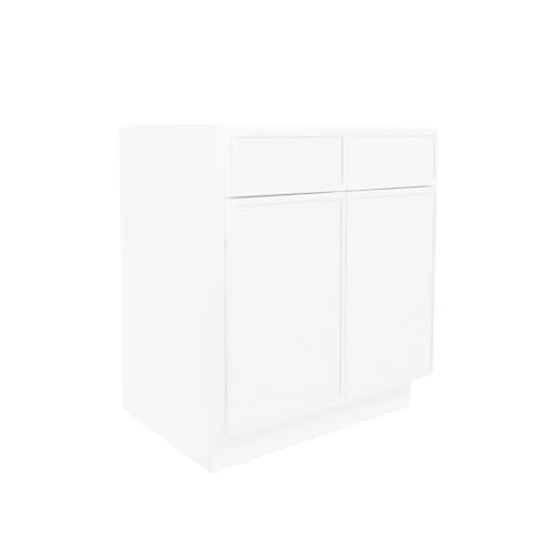 Standard Base Cabinet 2 Door, 1 Shelf, 2 Drawer 30" W x 34.5" H x 24" D