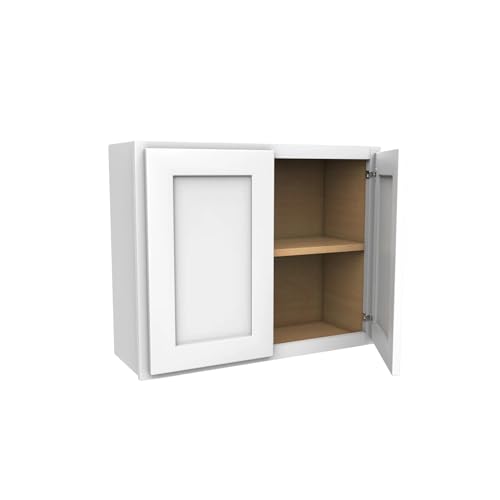 W3321 Soft Edge 2 Door Wall Cabinet, 33W x 21H x 12D inch