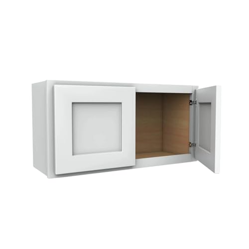 Load image into Gallery viewer, W361524 Soft Edge 2 Door Wall Cabinet, 36W x 15H x 24D inch
