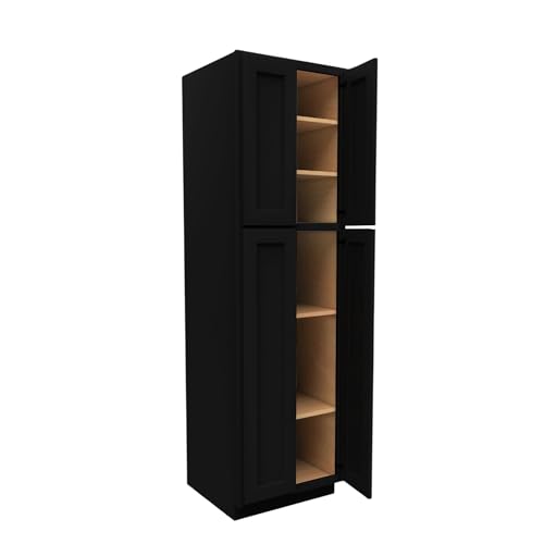 Pantry Cabinet 2 Doors, 5 Shelves 30" W x 96" H x 24" D
