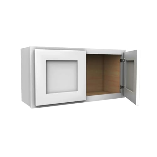 Load image into Gallery viewer, W3318 Soft Edge 2 Door Wall Cabinet, 33W x 18H x 12D inch
