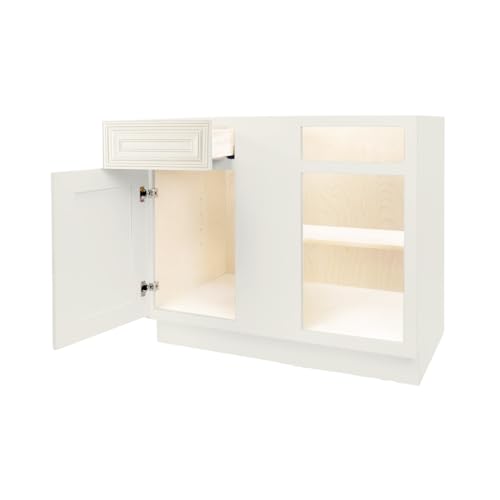 Blind Corner Base Cabinet 1 Door, 1 Drawer 42" W x 34.5" H x 24" D