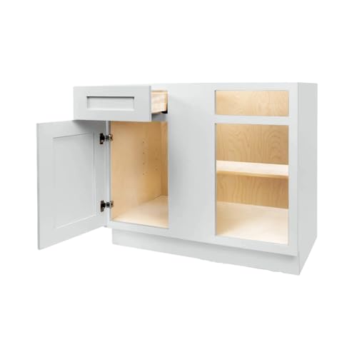 Load image into Gallery viewer, Blind Corner Base Cabinet 1 Door, 1 Drawer 42&quot; W x 34.5&quot; H x 24&quot; D
