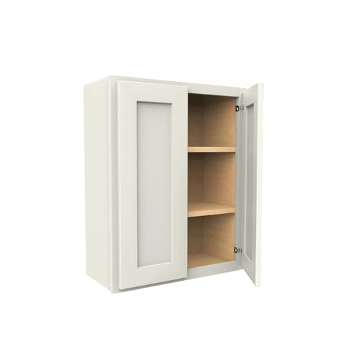 Load image into Gallery viewer, W3330 Soft Edge 2 Door Wall Cabinet with 2 Shelves, 33W x 30H x 12D inch
