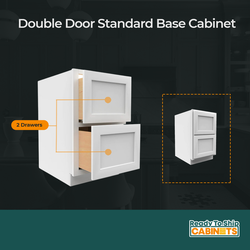 Load image into Gallery viewer, 2DB36 Ready To Ship Cabinets Drawer Base Cabinet,3 Drawers 36&quot; W x 34.5&quot; H x 24&quot; D
