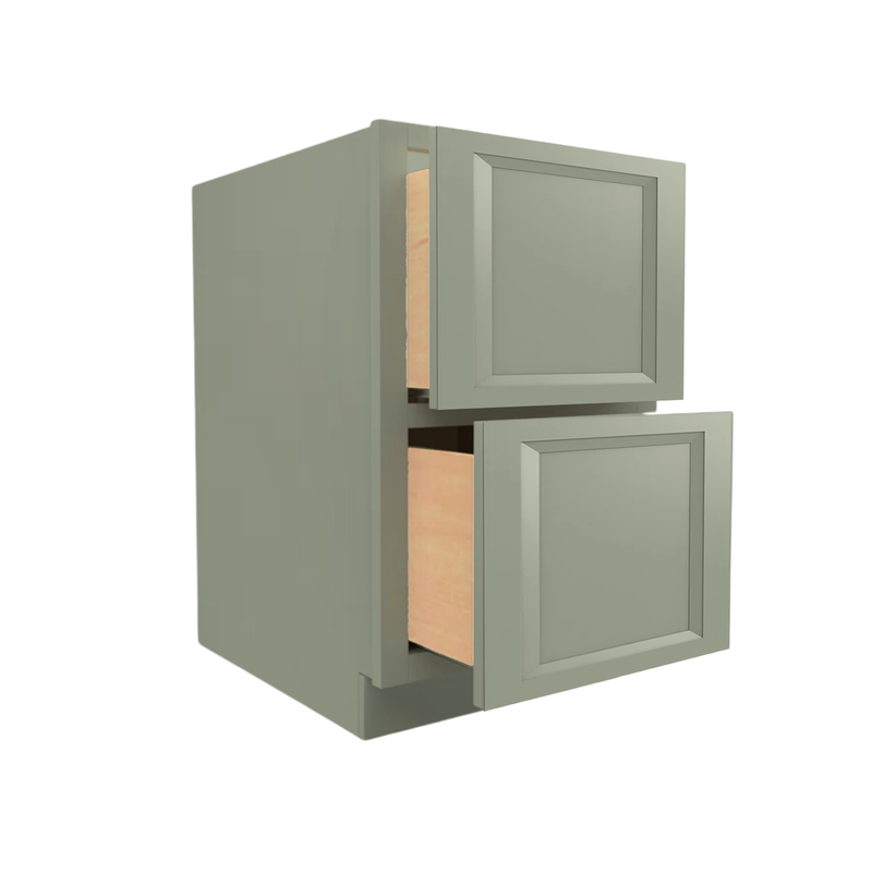 Load image into Gallery viewer, 2DB30 Ready To Ship Cabinets Soft Edge 2 Drawers Vanity Base Cabinet, 30W x 34.5H x 24D inch
