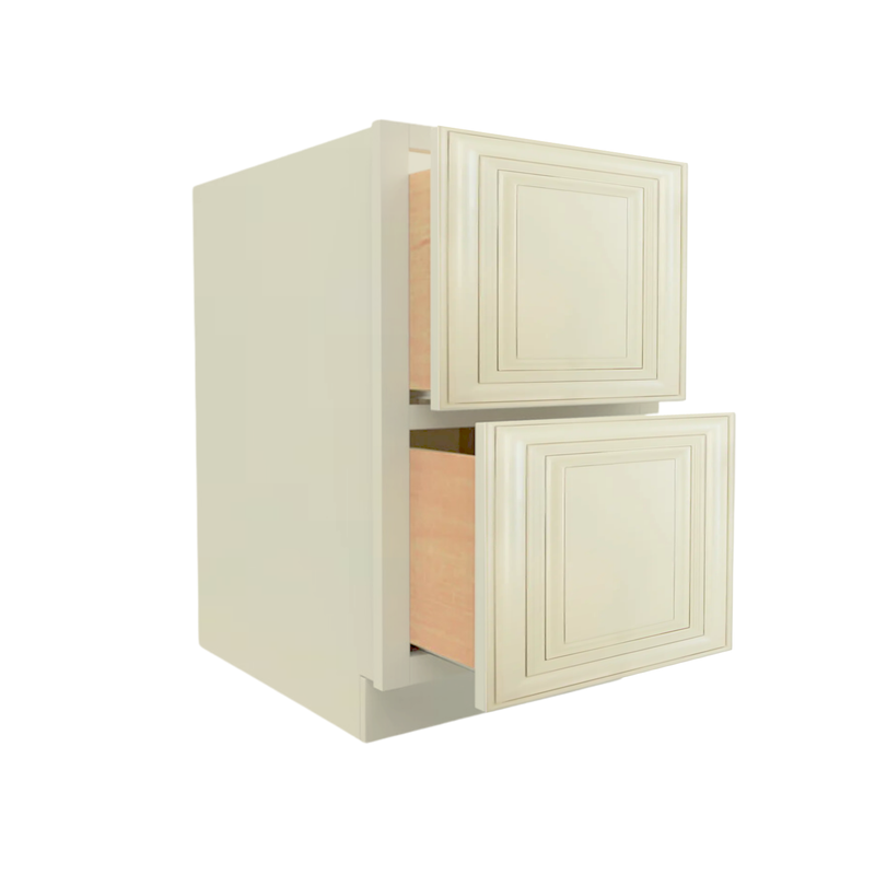 Load image into Gallery viewer, 2DB30 Ready To Ship Cabinets Soft Edge 2 Drawers Vanity Base Cabinet, 30W x 34.5H x 24D inch
