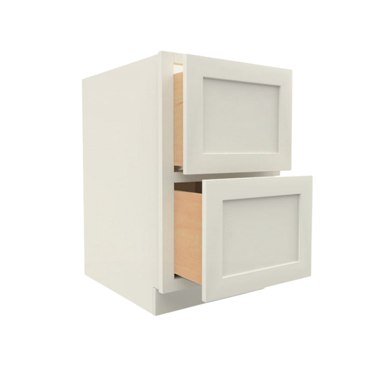 2DB30 Ready To Ship Cabinets Soft Edge 2 Drawers Vanity Base Cabinet, 30W x 34.5H x 24D inch