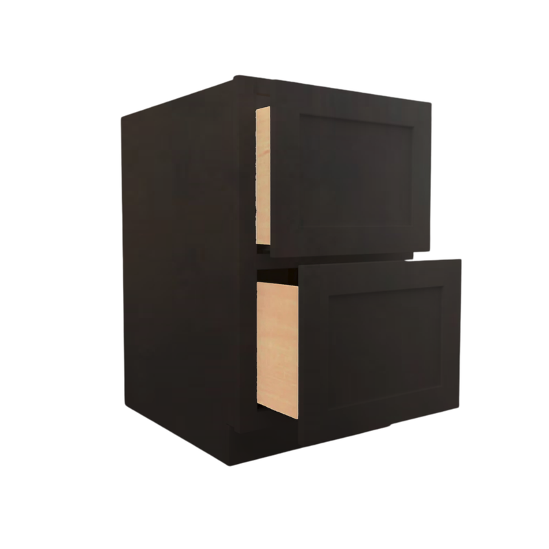 Load image into Gallery viewer, 2DB30 Ready To Ship Cabinets Soft Edge 2 Drawers Vanity Base Cabinet, 30W x 34.5H x 24D inch
