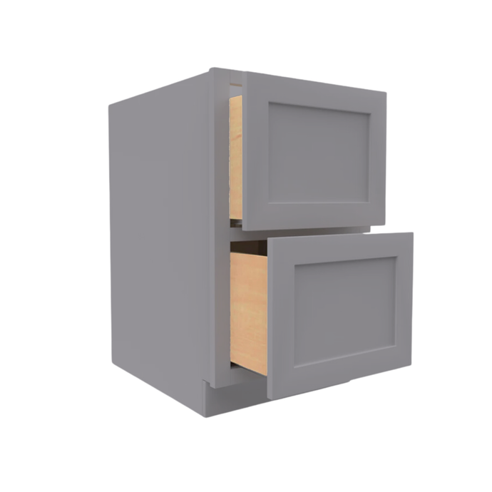 2DB30 Ready To Ship Cabinets Soft Edge 2 Drawers Vanity Base Cabinet, 30W x 34.5H x 24D inch