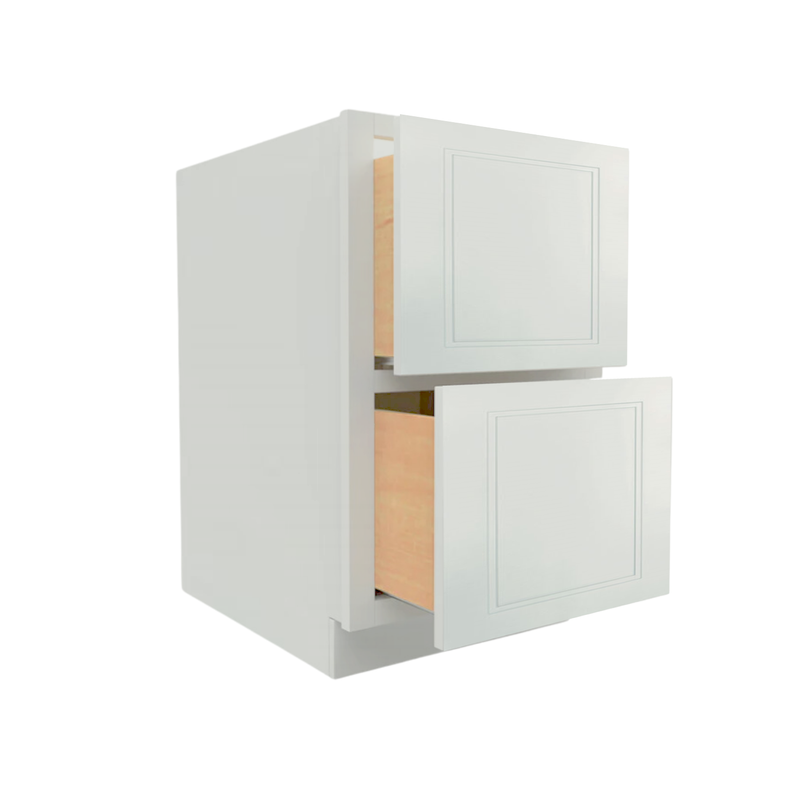 Load image into Gallery viewer, 2DB30 Ready To Ship Cabinets Soft Edge 2 Drawers Vanity Base Cabinet, 30W x 34.5H x 24D inch
