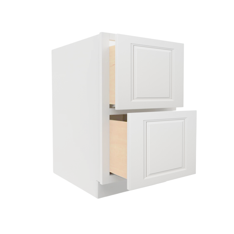 Load image into Gallery viewer, 2DB24 Ready To Ship Cabinets Soft Edge 2 Drawers Vanity Base Cabinet, 24W x 34.5H x 24D inch
