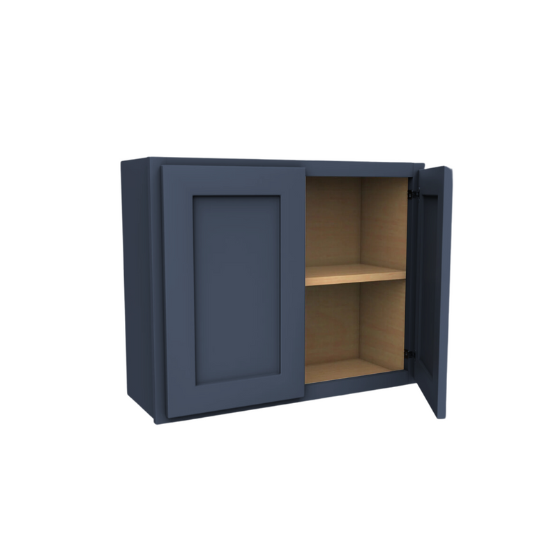 Load image into Gallery viewer, W3321 Soft Edge 2 Door Wall Cabinet, 33W x 21H x 12D inch
