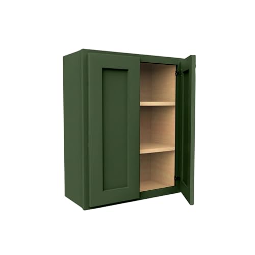 Load image into Gallery viewer, W3330 Soft Edge 2 Door Wall Cabinet with 2 Shelves, 33W x 30H x 12D inch
