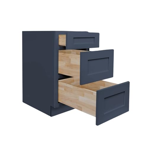 Load image into Gallery viewer, Vanity Drawer Base Cabinet, 3 Drawers 24&quot; W x 34.5&quot; H x 21&quot; D
