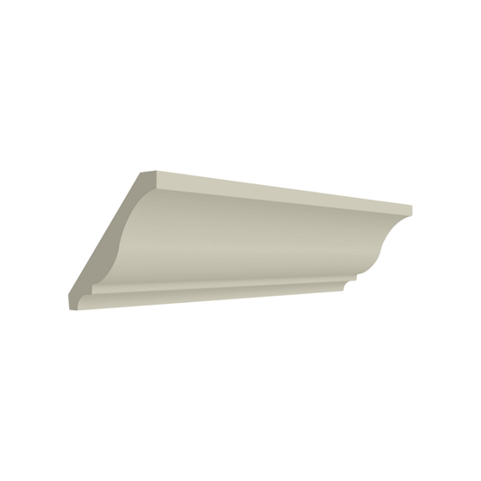 Shaker Crown Molding for Cabinets, 96.02L X 3.23W X 0.75H inch