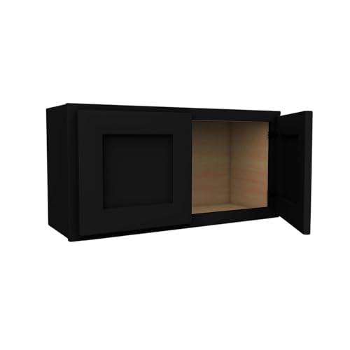 Load image into Gallery viewer, W3318 Soft Edge 2 Door Wall Cabinet, 33W x 18H x 12D inch
