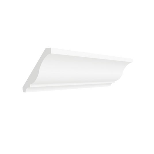 Shaker Crown Molding for Cabinets, 96.02L X 3.23W X 0.75H inch