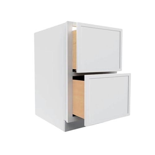 Load image into Gallery viewer, 2DB30 Soft Edge 2 Drawers Vanity Base Cabinet, 30W x 34.5H x 24D inch
