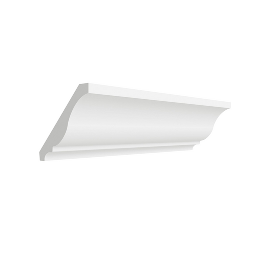 SCM3.625 Shaker Crown Molding for Shaker Style Cabinets, 96.02L X 5.2W X 0.75H inch