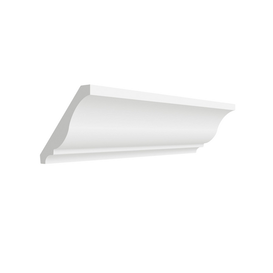 SCM2.25 Shaker Crown Molding for Shaker Style Cabinets, 96.02L X 3.23W X 0.75H inch