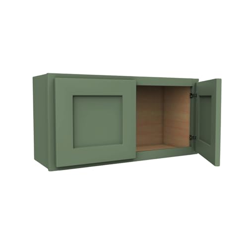 Load image into Gallery viewer, W361524 Soft Edge 2 Door Wall Cabinet, 36W x 15H x 24D inch
