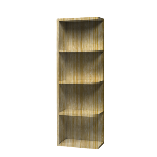 Wall End Shelf, Shelves For Wall Storage, 9W x 36H x 12D inch