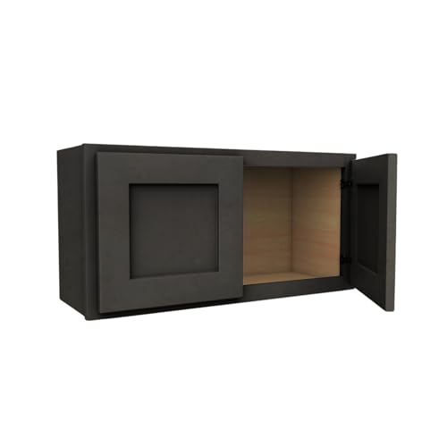 Load image into Gallery viewer, W361524 Soft Edge 2 Door Wall Cabinet, 36W x 15H x 24D inch
