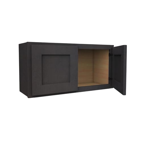 Load image into Gallery viewer, W3318 Soft Edge 2 Door Wall Cabinet, 33W x 18H x 12D inch
