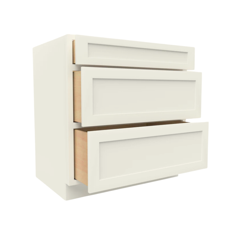 Load image into Gallery viewer, Base Cabinet, 3 Drawers, 36&quot; W x 34.5&quot; H x 24&quot; D
