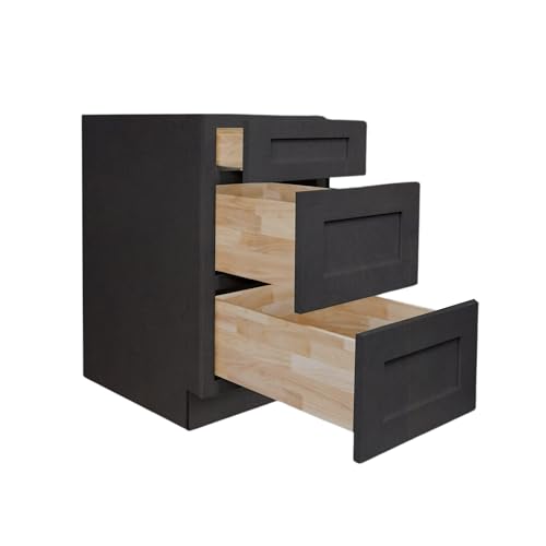 Load image into Gallery viewer, Vanity Drawer Base Cabinet, 3 Drawers 18&quot; W x 34.5&quot; H x 21&quot; D
