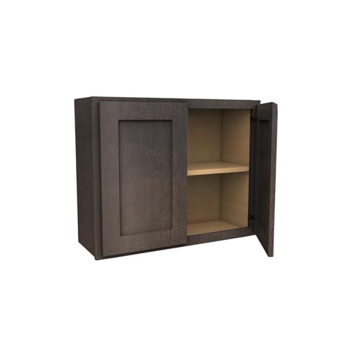 Wall Cabinet 2 Doors, 1 Shelf 33" W x 24" H x 12" D