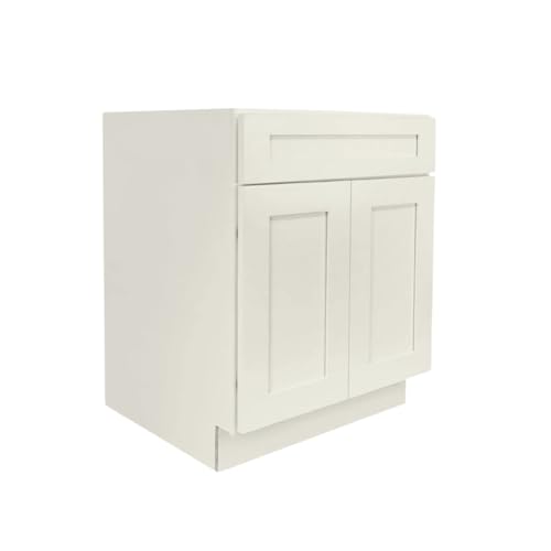 SB30 Double Door Bathroom Vanity Sink Cabinet, 30W x 34.5H x 24D inch