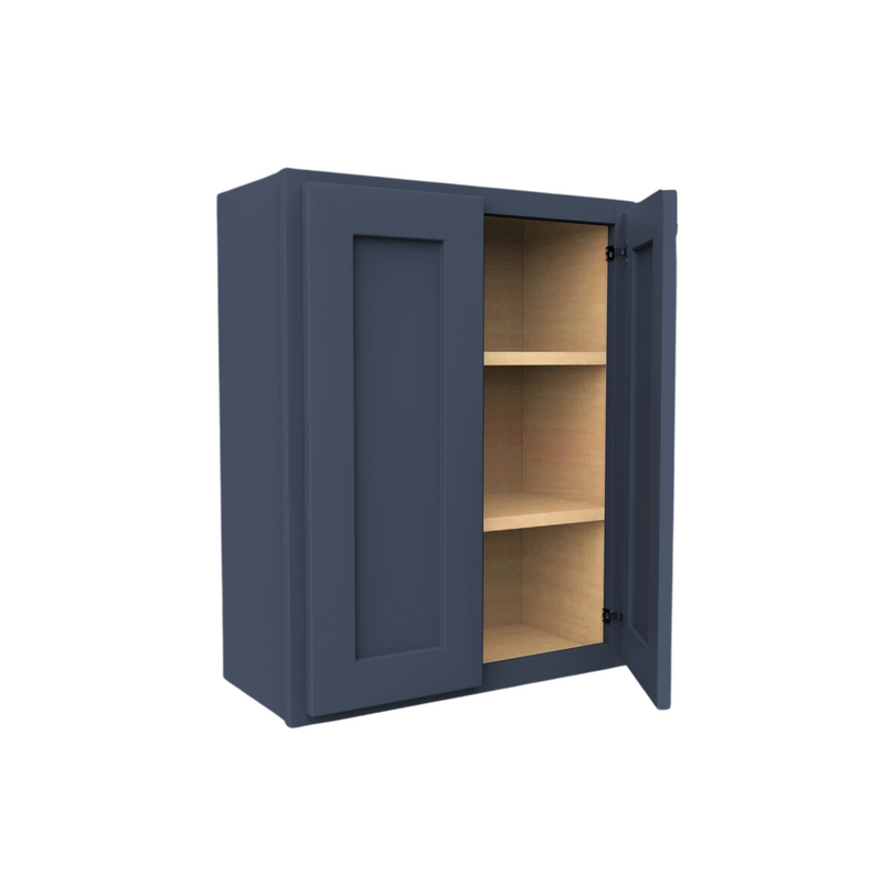 Load image into Gallery viewer, W3030 Soft Edge 2 Door Wall Cabinet with 2 Shelves, 30W x 30H x 12D inch
