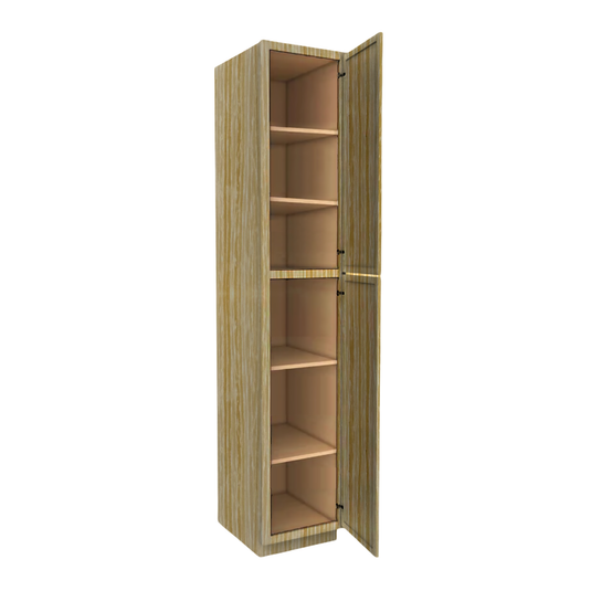 1 Door Pantry Cabinet, 18W x 96H x 24D inch