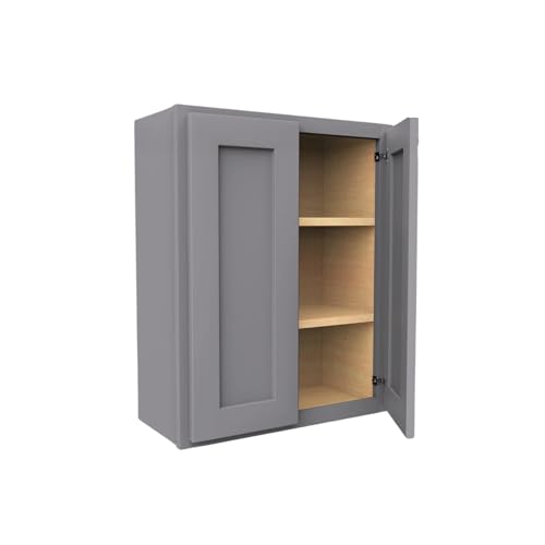 Load image into Gallery viewer, W3330 Soft Edge 2 Door Wall Cabinet with 2 Shelves, 33W x 30H x 12D inch
