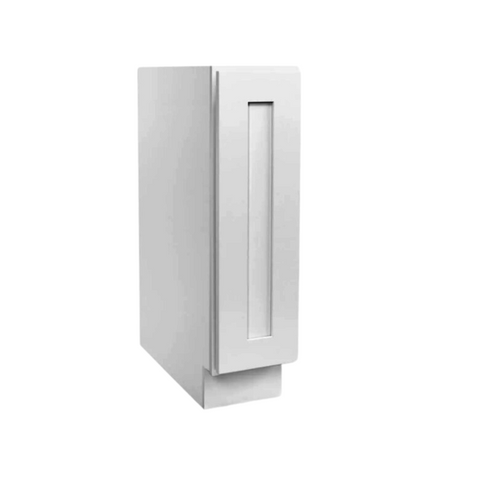 B09FHD Soft Close 1 Door Full Height Vanity Base Cabinet, 9W x 34.5H x 24D inch