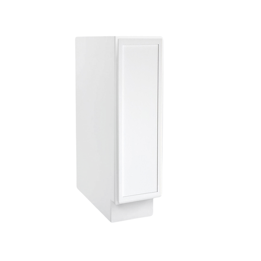 B09FHD Soft Close 1 Door Full Height Vanity Base Cabinet, 9W x 34.5H x 24D inch