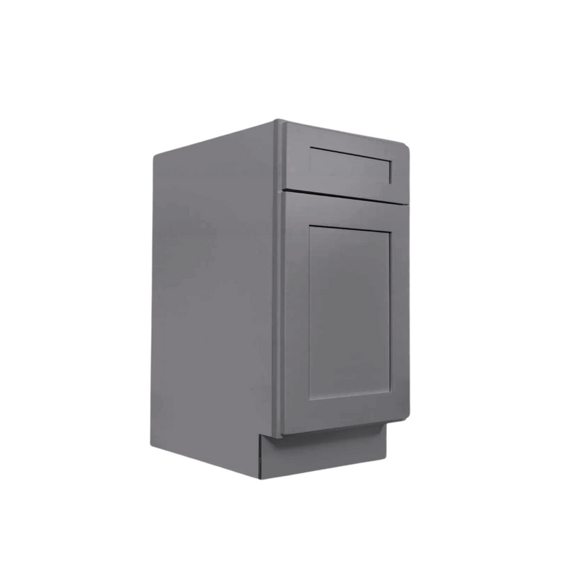 Load image into Gallery viewer, B18 Ready To Ship Soft Edge 1 Door Base Cabinet with Drawer and Shelf, 18W x 34H x 24D inch
