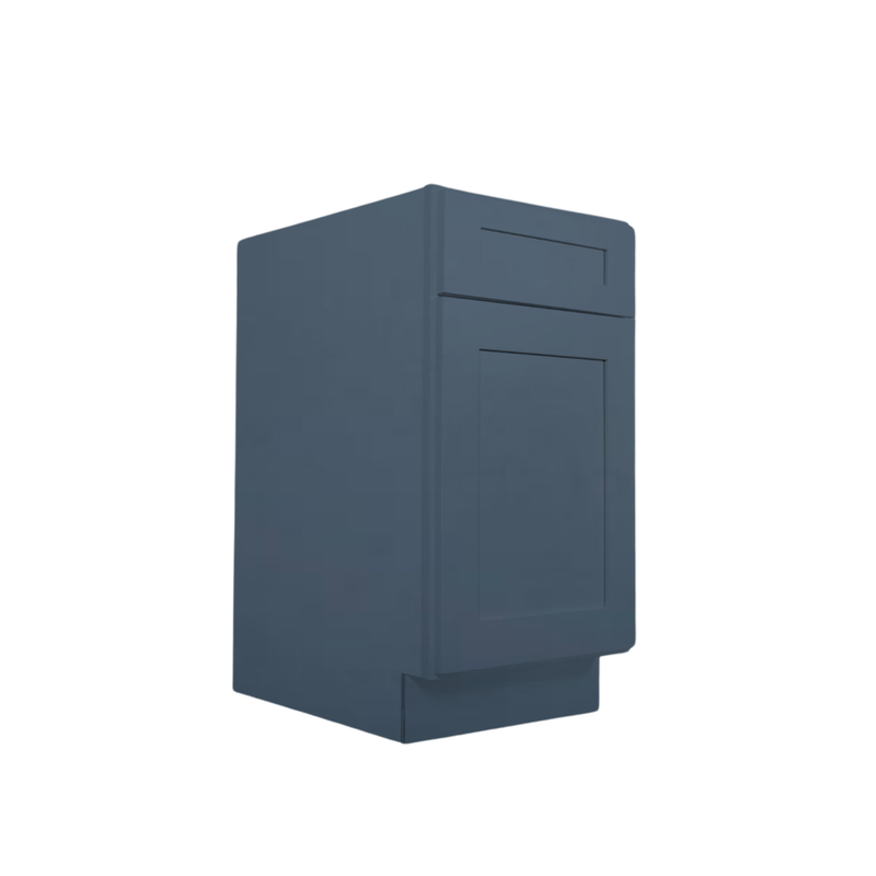 Load image into Gallery viewer, B18 Ready To Ship Soft Edge 1 Door Base Cabinet with Drawer and Shelf, 18W x 34H x 24D inch
