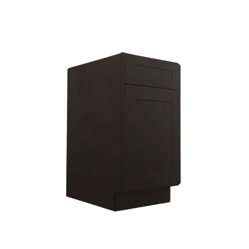 Load image into Gallery viewer, B18 Ready To Ship Soft Edge 1 Door Base Cabinet with Drawer and Shelf, 18W x 34H x 24D inch
