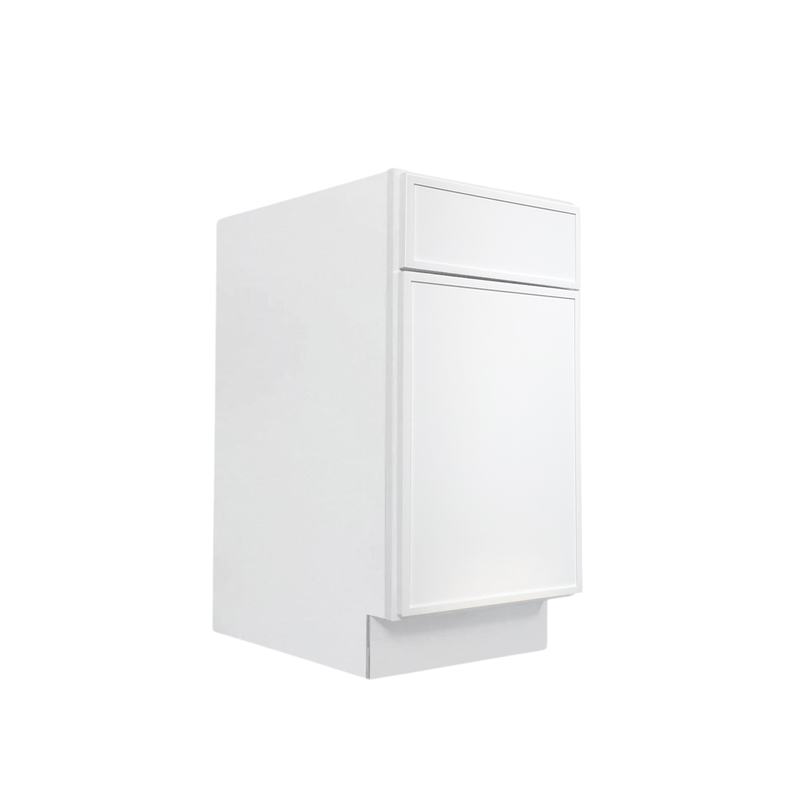 Load image into Gallery viewer, B18 Ready To Ship Soft Edge 1 Door Base Cabinet with Drawer and Shelf, 18W x 34H x 24D inch
