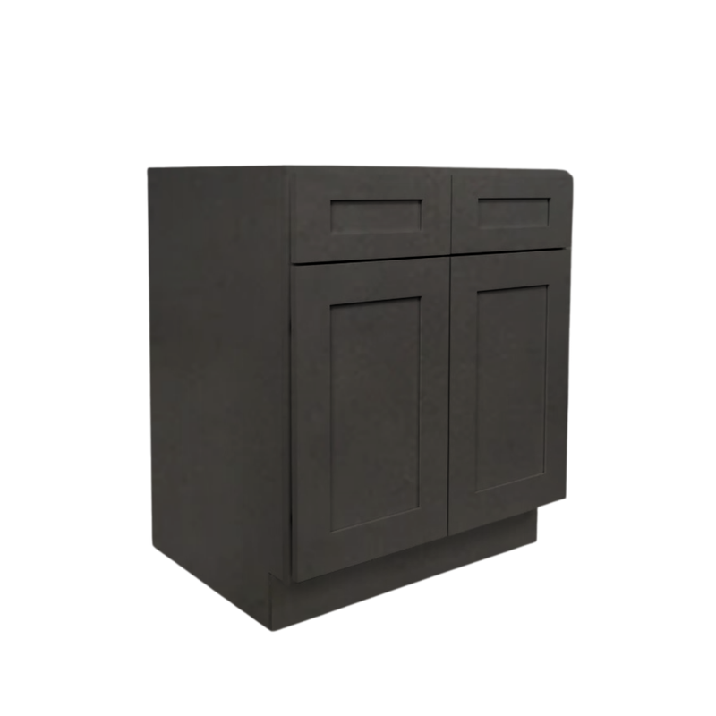 Load image into Gallery viewer, B24 Ready To Ship Cabinets Soft Edge 2 Door Base Cabinet with Drawer and Shelf, 24W x 34.5H x 24D inch
