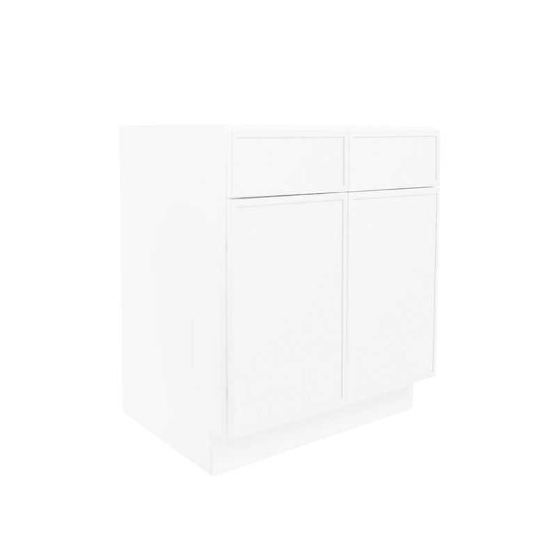 Load image into Gallery viewer, B24 Ready To Ship Cabinets Soft Edge 2 Door Base Cabinet with Drawer and Shelf, 24W x 34.5H x 24D inch
