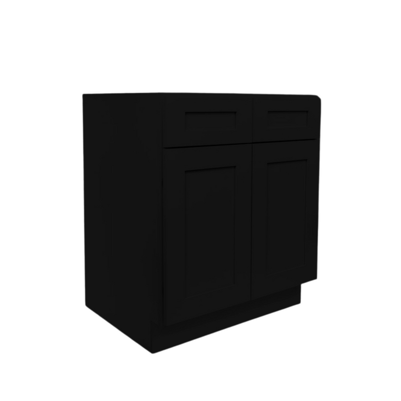 Load image into Gallery viewer, B27 Ready to Ship Cabinets Soft Edge 2 Door Kitchen Base Cabinet with Drawer and Shelf, 27W x 34.5H x 24D inch
