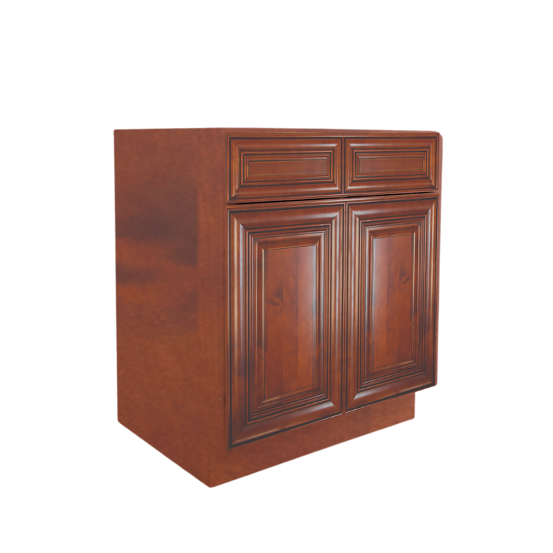 Load image into Gallery viewer, B24 Ready To Ship Cabinets Soft Edge 2 Door Base Cabinet with Drawer and Shelf, 24W x 34.5H x 24D inch
