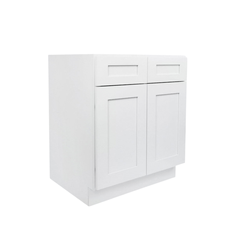 Load image into Gallery viewer, B24 Ready To Ship Cabinets Soft Edge 2 Door Base Cabinet with Drawer and Shelf, 24W x 34.5H x 24D inch
