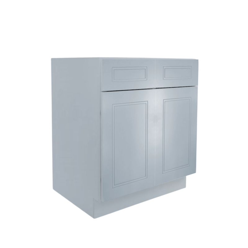 Load image into Gallery viewer, B36 Ready To Ship Cabinets Soft Edge 2 Door Base Cabinet with 2 Drawers and Shelf, 36&quot; W x 34 1/2&quot; H x 24&quot; D inch
