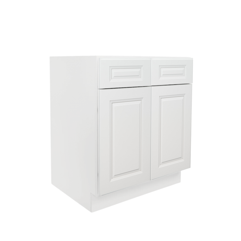 Load image into Gallery viewer, B24 Ready To Ship Cabinets Soft Edge 2 Door Base Cabinet with Drawer and Shelf, 24W x 34.5H x 24D inch
