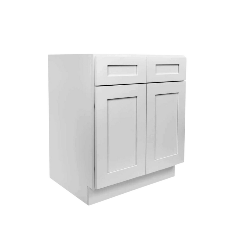 Load image into Gallery viewer, B24 Ready To Ship Cabinets Soft Edge 2 Door Base Cabinet with Drawer and Shelf, 24W x 34.5H x 24D inch
